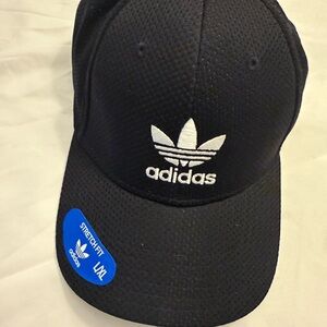 Adidas Black Cap with White Logo